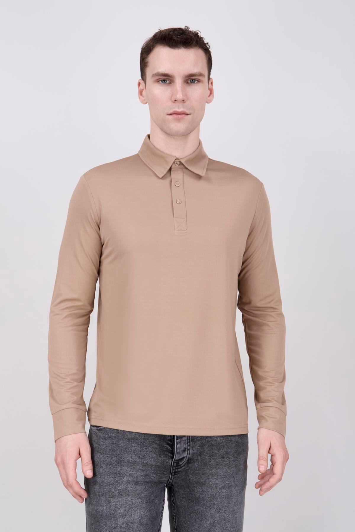 CAMEL PR-Q04 POLO YAKA TSHIRT