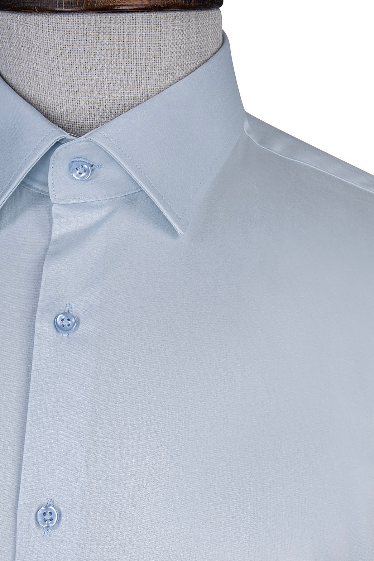 O.Mavi Slim Fit By 2 Yaka Uzun Kol 6 Drop Gömlek