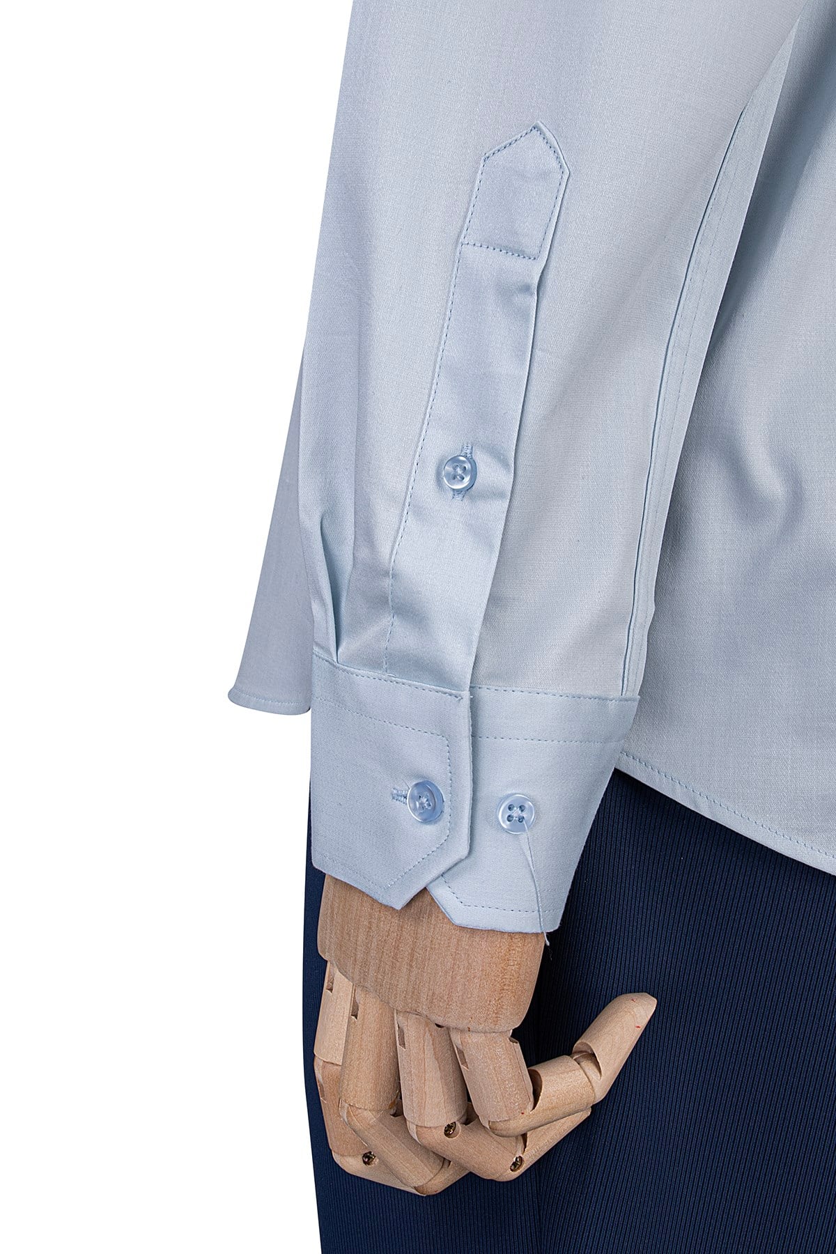 O.Mavi Slim Fit By 2 Yaka Uzun Kol 6 Drop Gömlek
