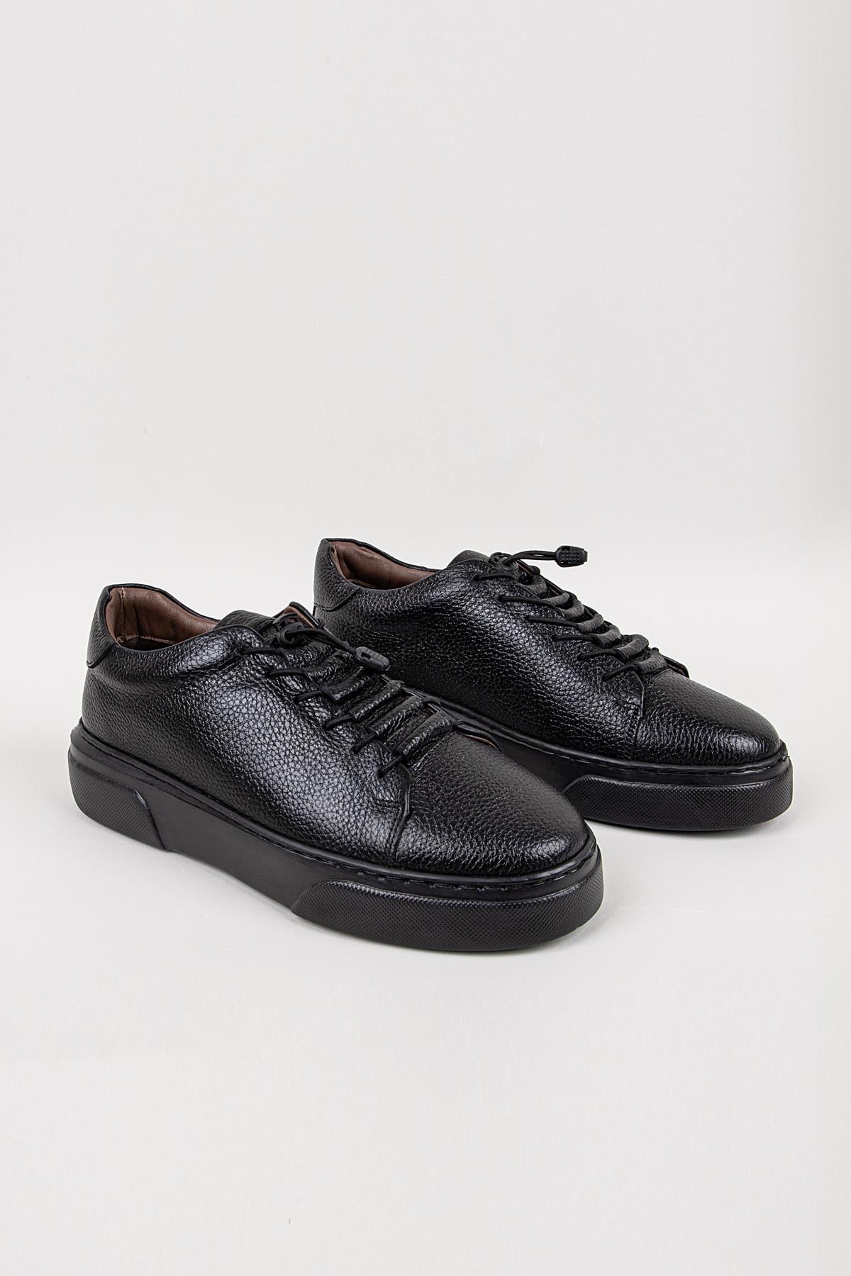 SİYAH-SİYAH TABAN FLOTER PR-2572 FLOTER CASUAL AYAKKABI