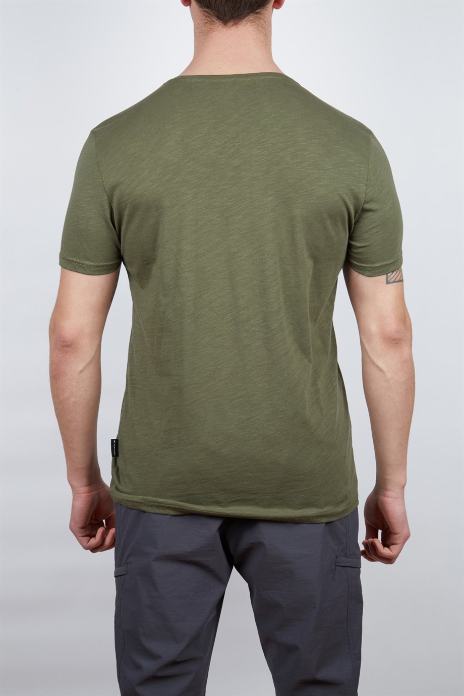 Alpinist Albino Basic T-Shirt Haki