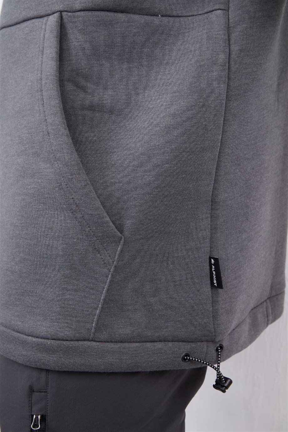 Alpinist Delta Kapşonlu Sweatshirt Antrasit
