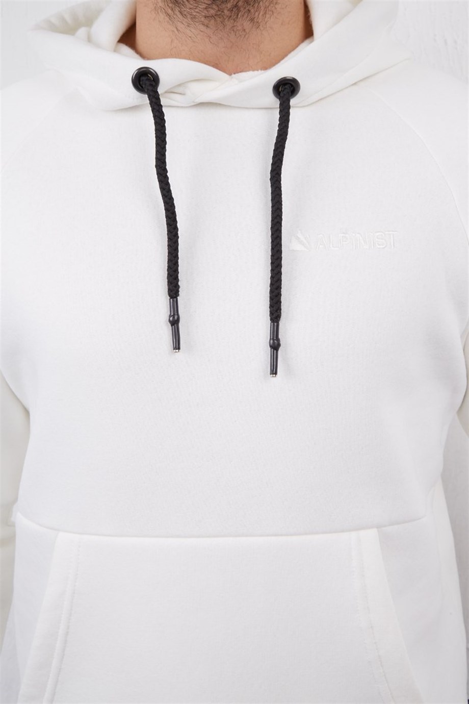 Alpinist Delta Kapşonlu Sweatshirt Ekru