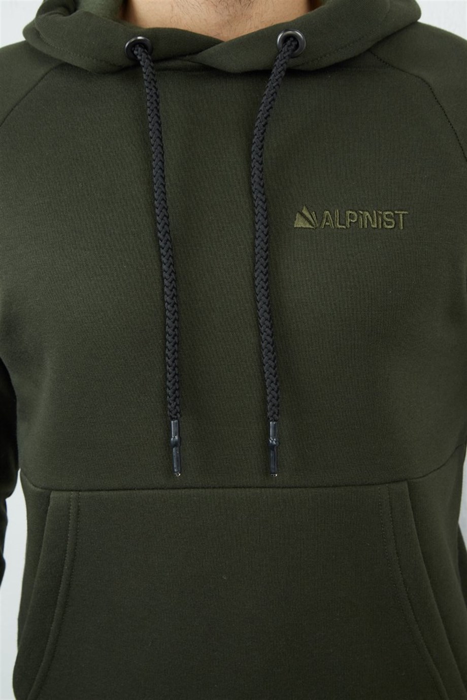 Alpinist Delta Kapşonlu Sweatshirt Haki