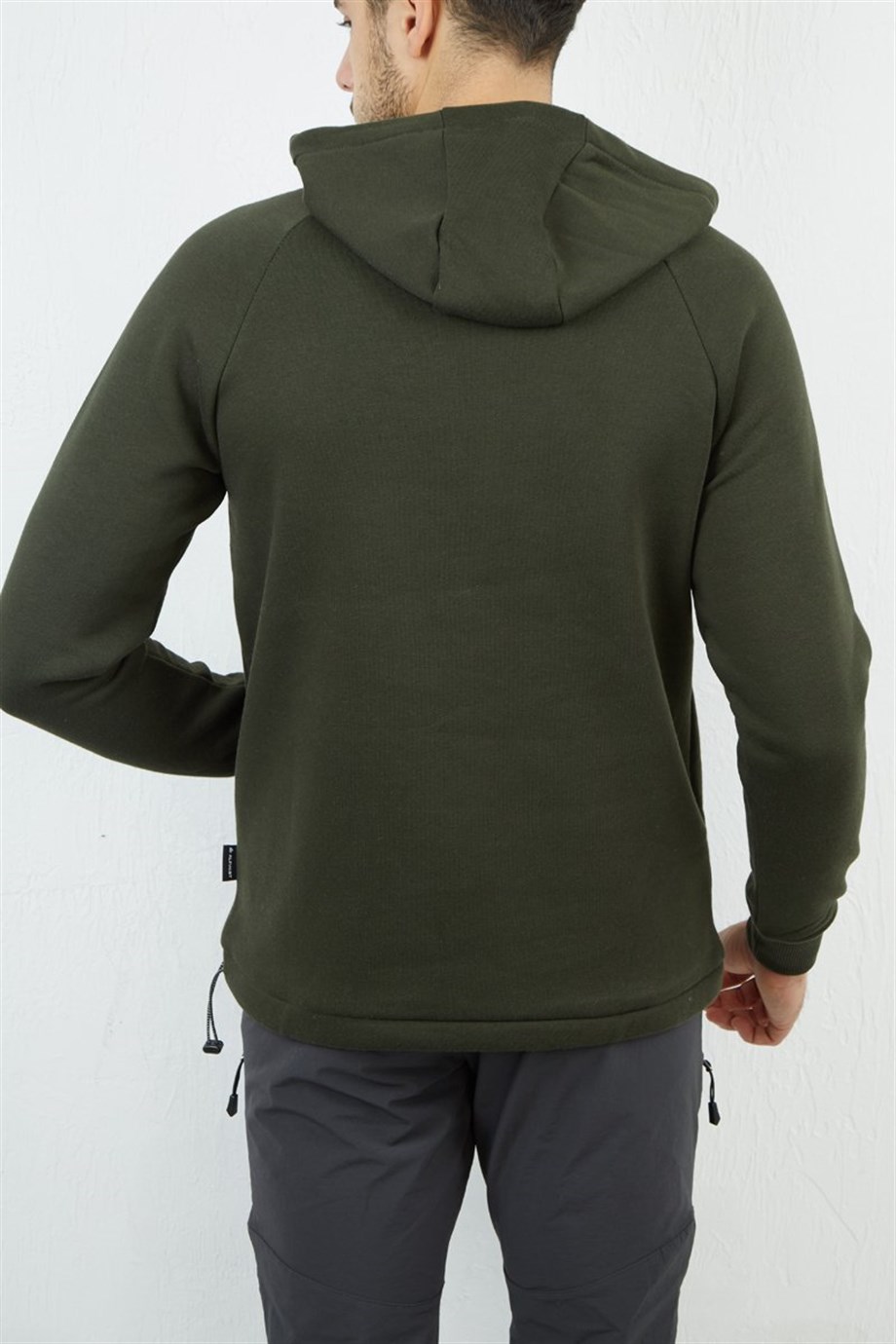 Alpinist Delta Kapşonlu Sweatshirt Haki