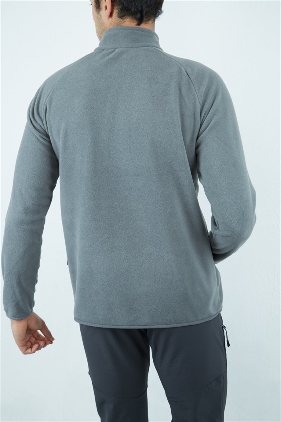 Alpinist Gamma Yarım Fermuarlı Erkek Polar Gri