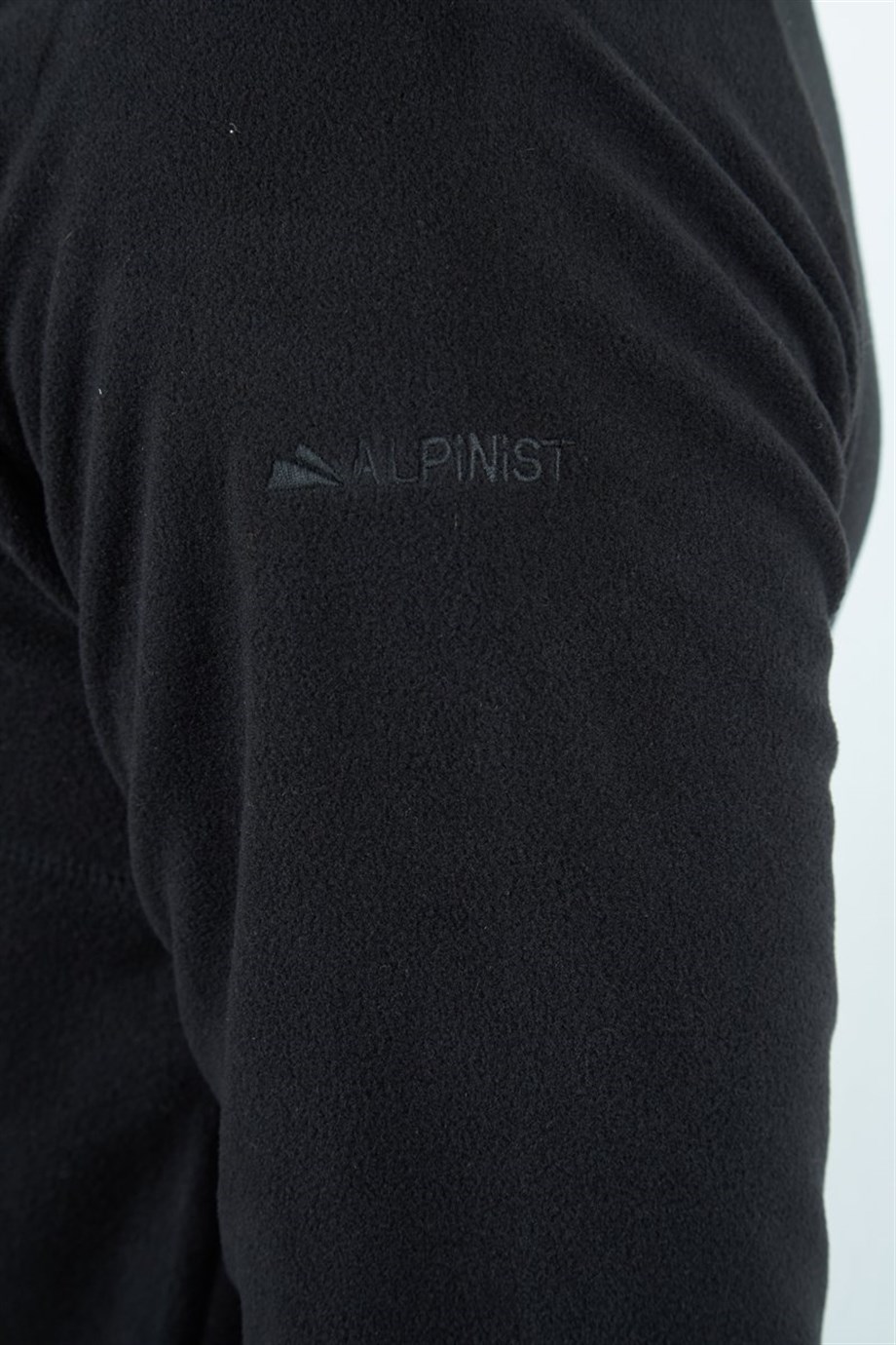 Alpinist Gamma Yarım Fermuarlı Erkek Polar Siyah