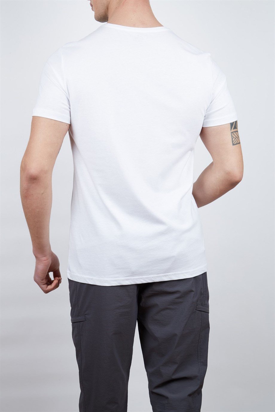 Alpinist Lex Erkek T-Shirt BEYAZ