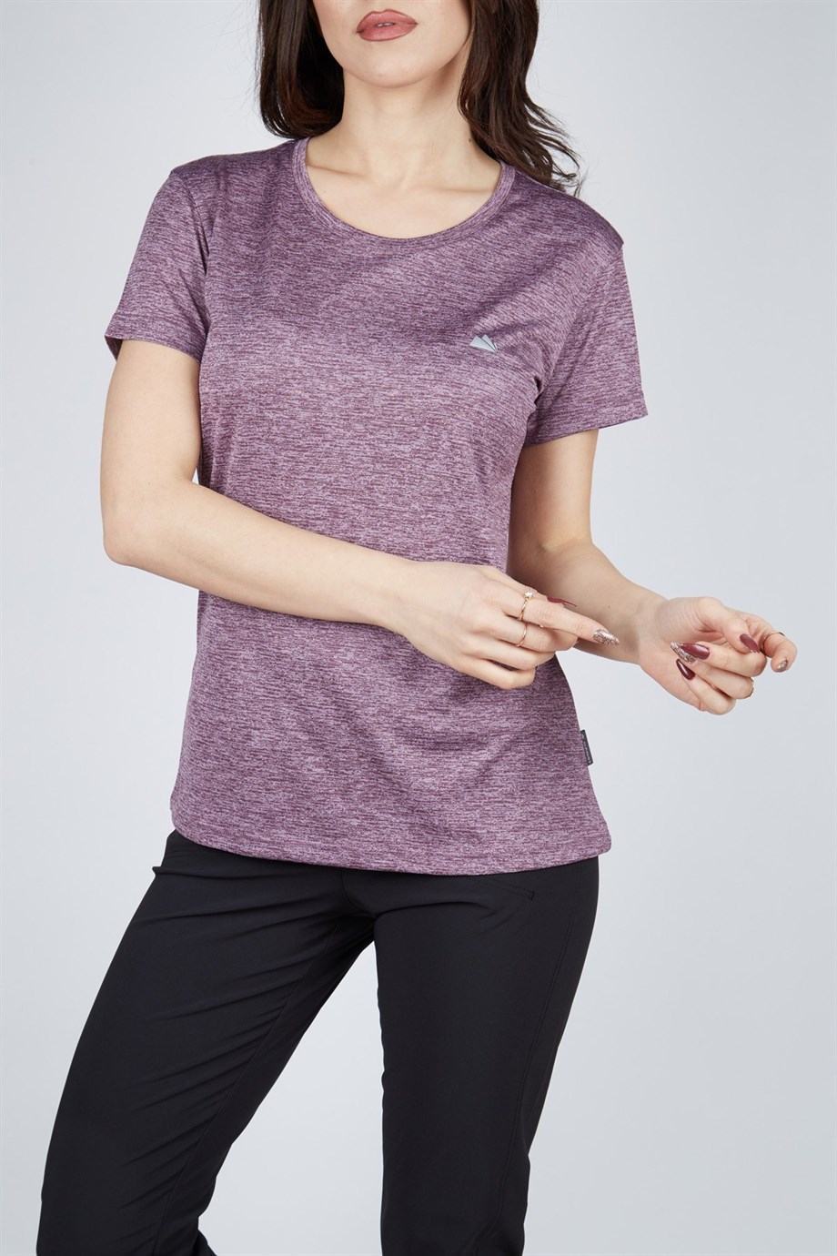 Alpinist Lumi Kadın T-Shirt Eflatun