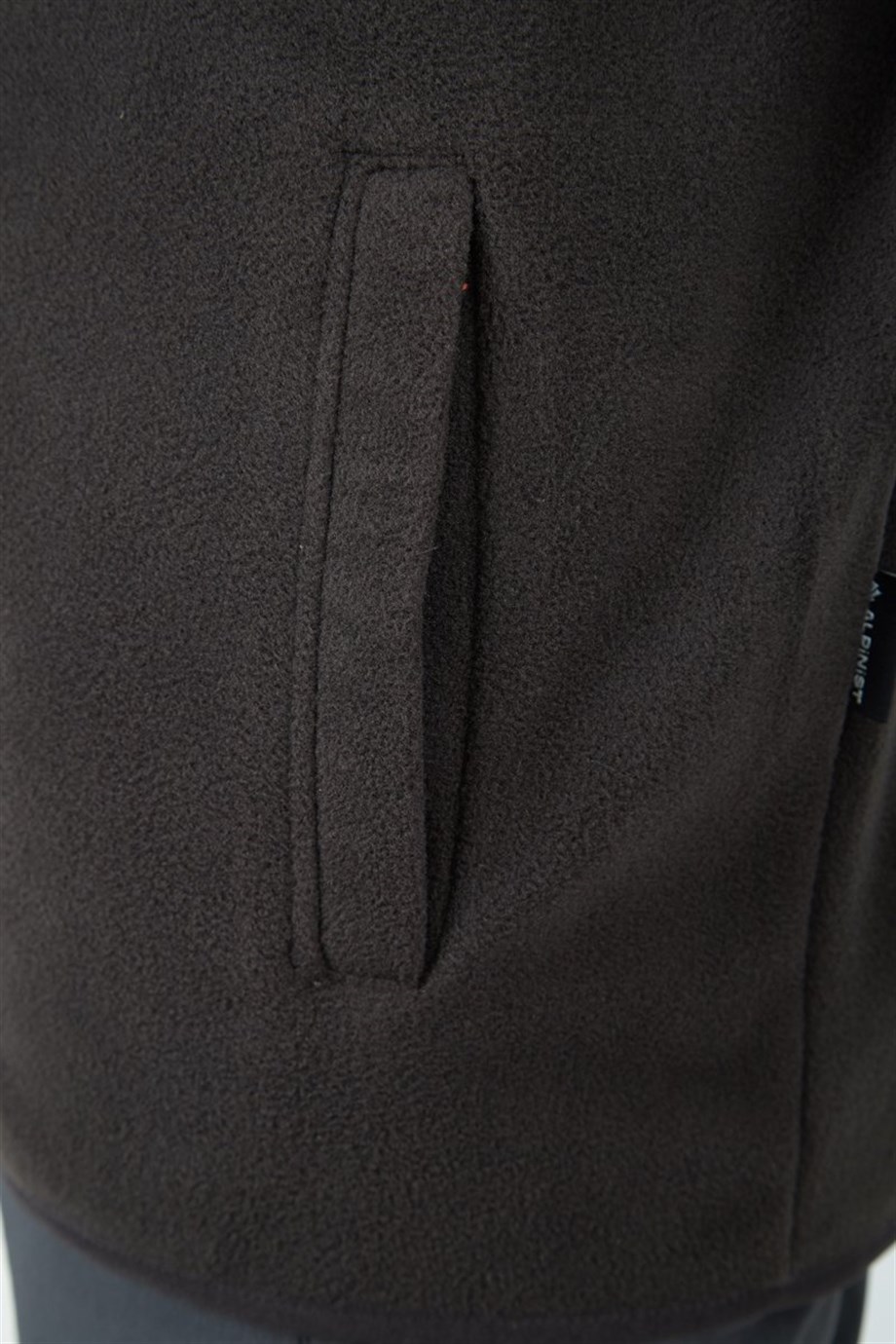 Alpinist Motus Tam Fermuarlı Polar Antrasit