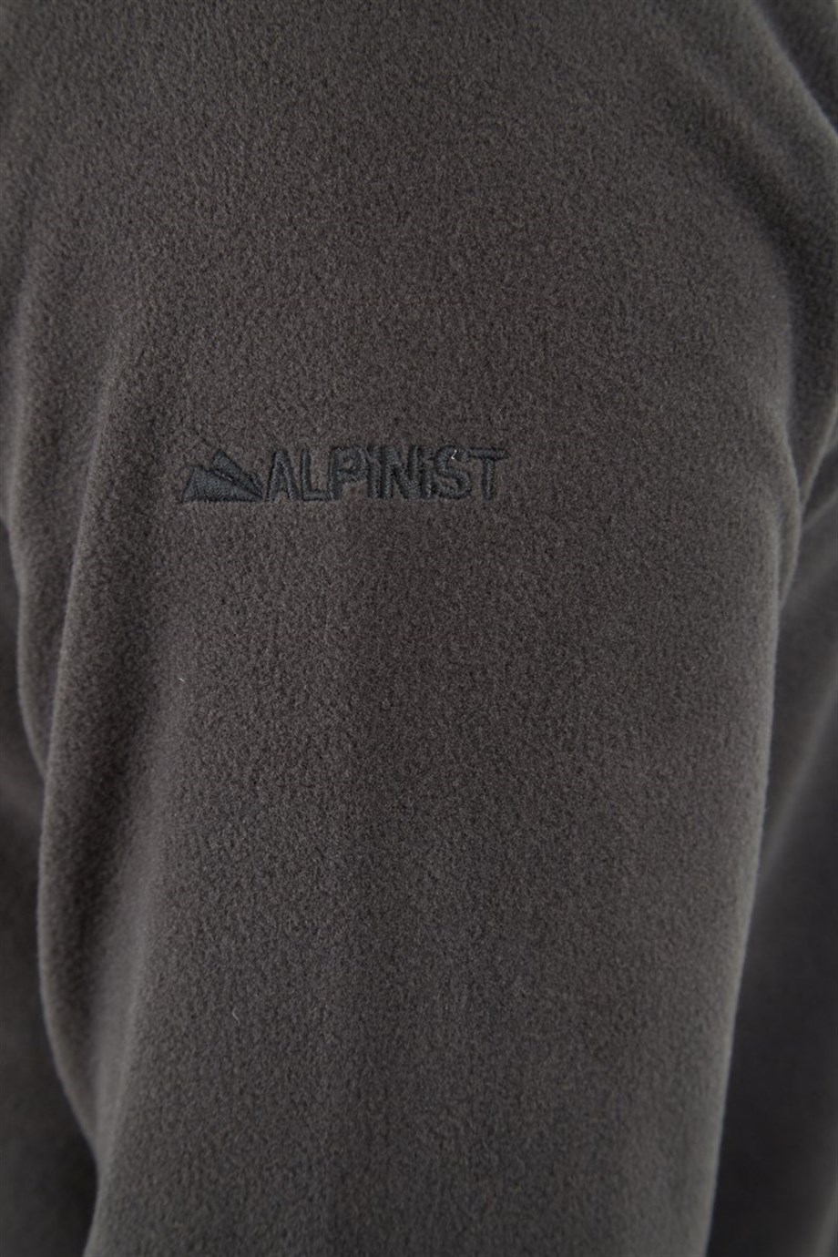 Alpinist Motus Tam Fermuarlı Polar Antrasit