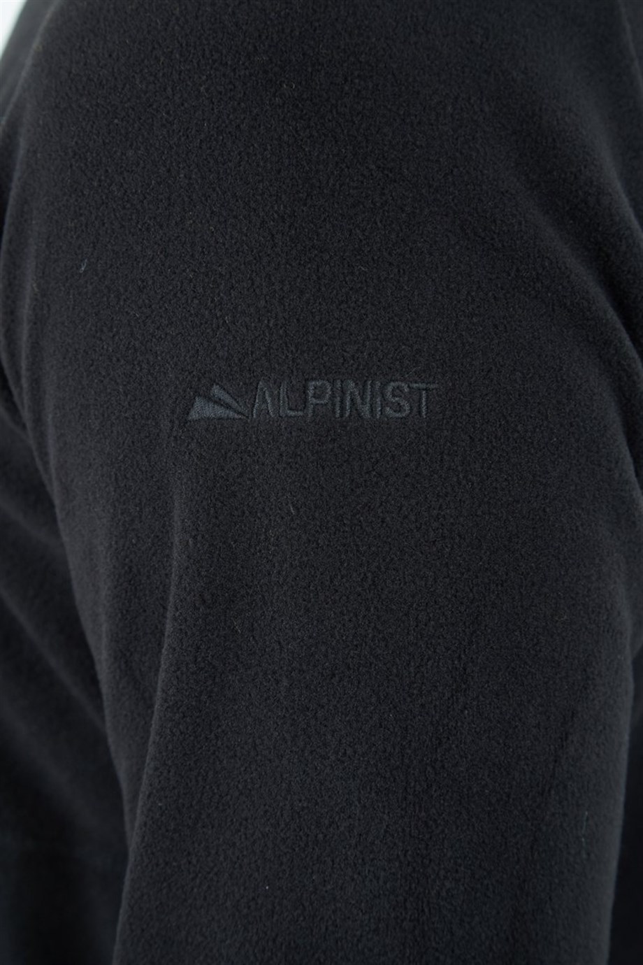 Alpinist Motus Tam Fermuarlı Polar Siyah