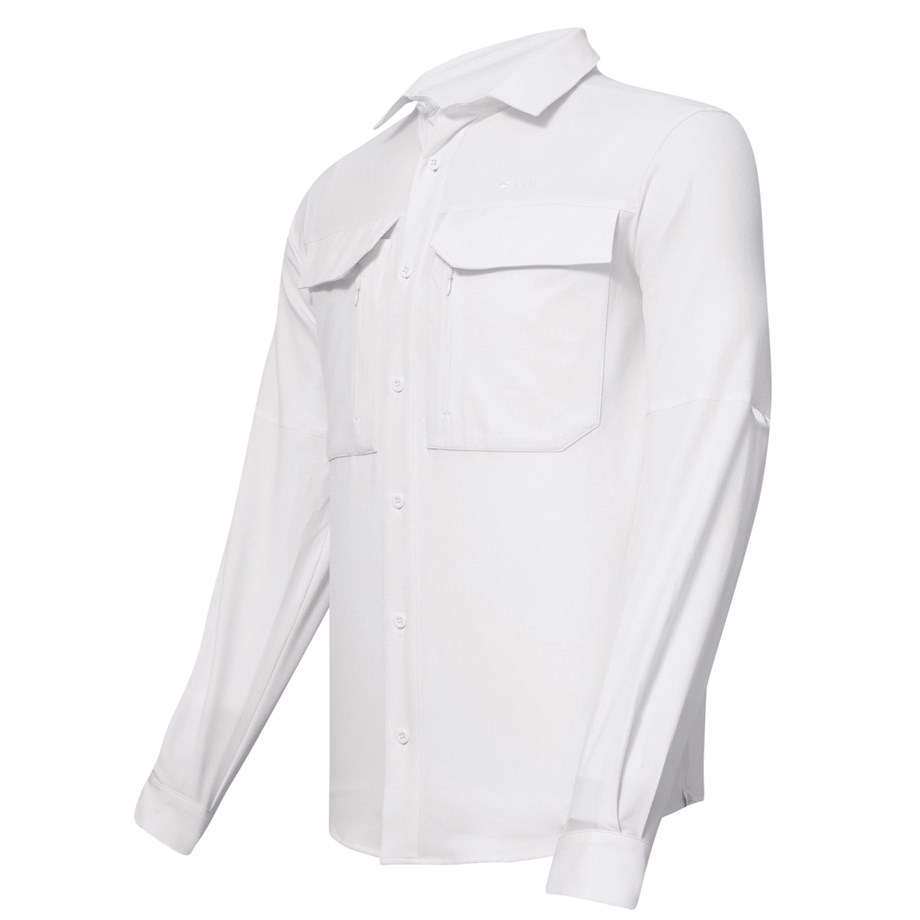 Alpinist Natriks Uzun Kollu Erkek Gömlek BEYAZ