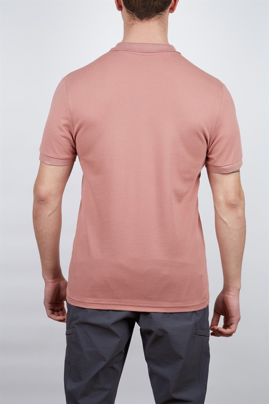 Alpinist Roc Erkek Polo T-Shirt Gül Kurusu