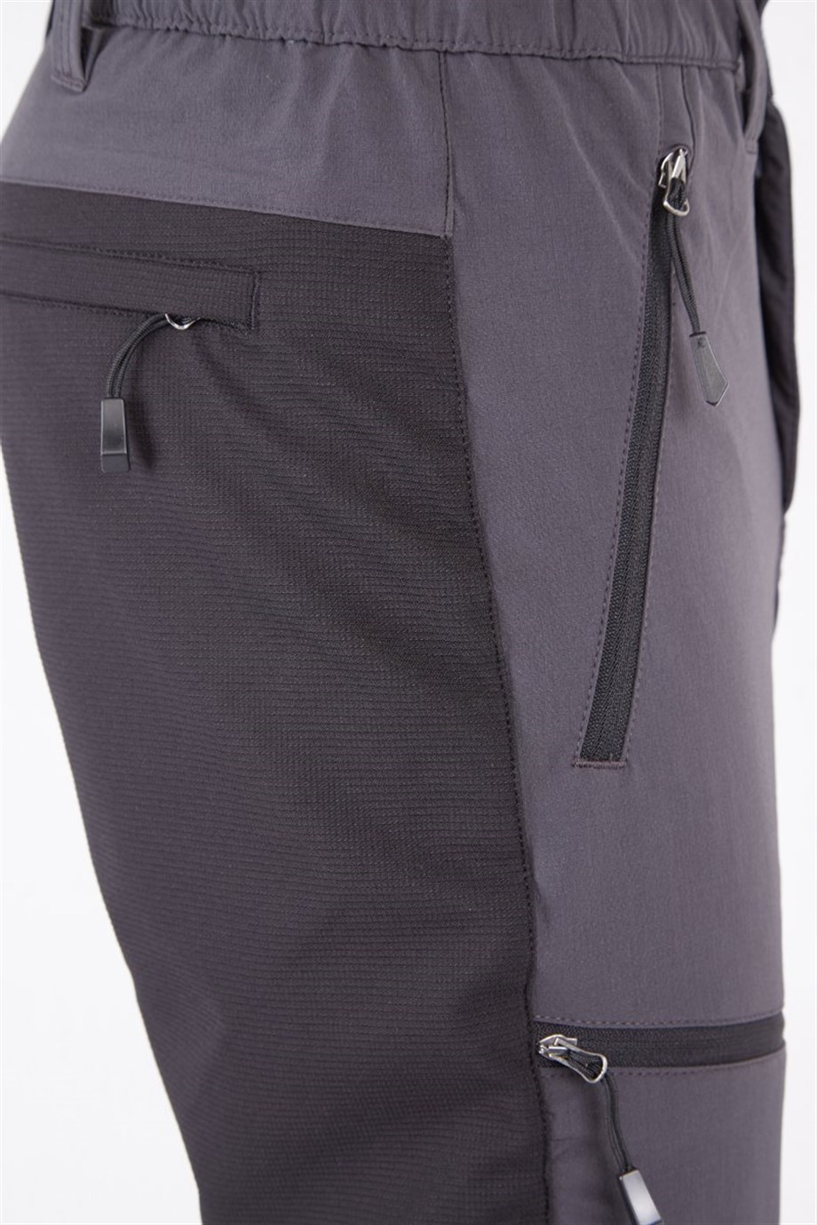 Alpinist Rugged Erkek Outdoor Pantolon Antrasit-Siyah