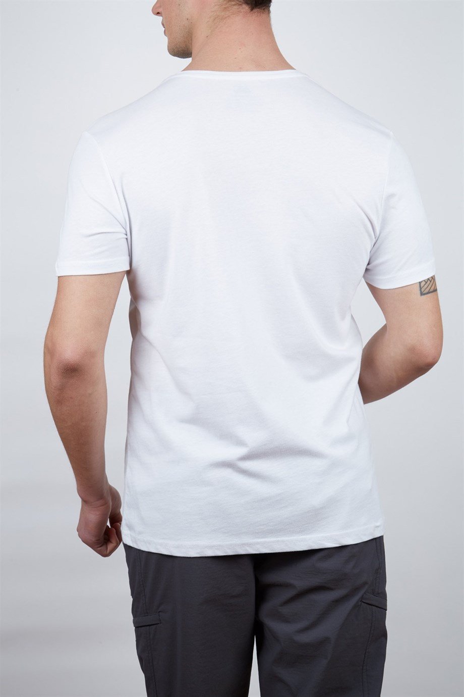 Alpinist Tarius Erkek T-Shirt BEYAZ