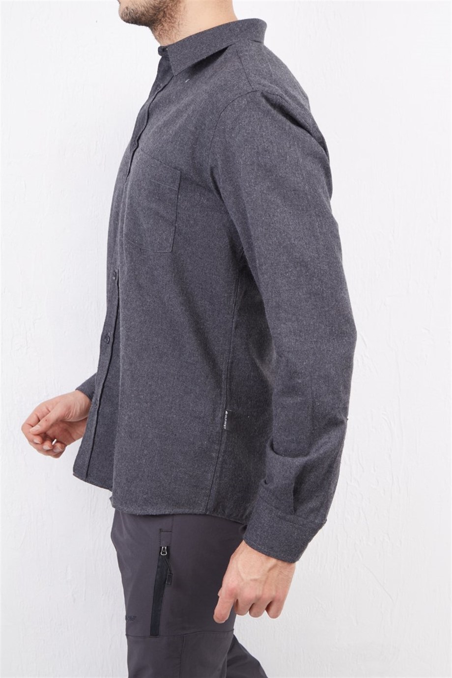 Alpinist Tarn Erkek  Outdoor Gömlek Antrasit