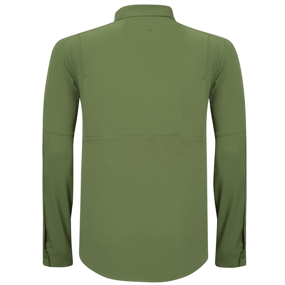 Alpinist Tegus Uzun Kollu Erkek Gömlek AÇIK YEŞİL
