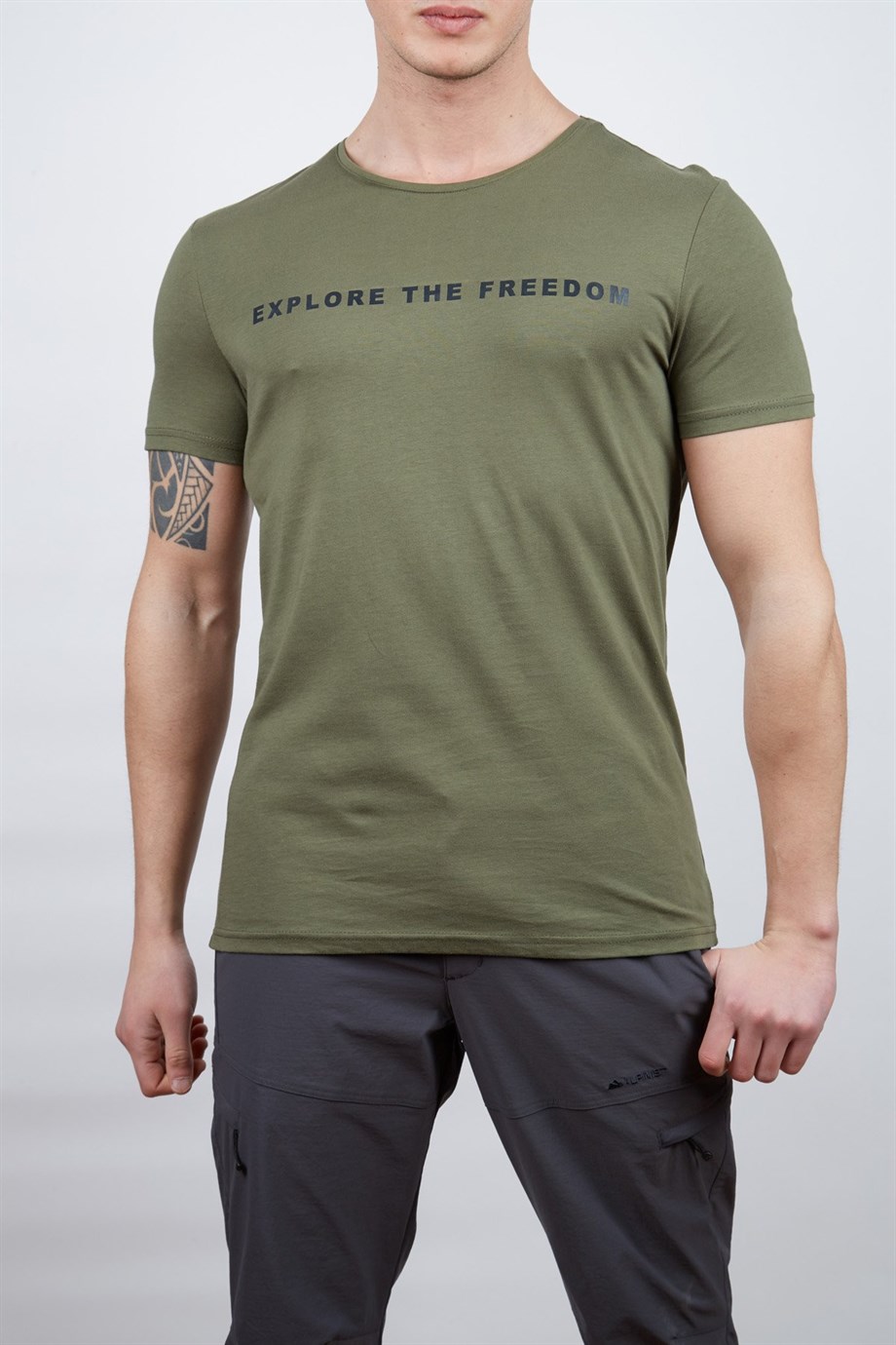 Alpinist Vassi Erkek T-Shirt Haki