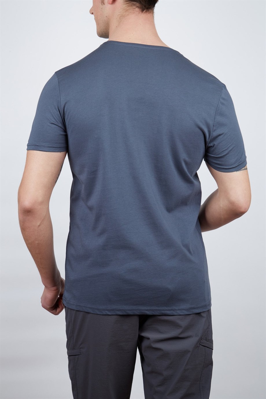 Alpinist Vide Erkek T-Shirt Antrasit