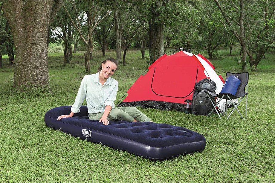 Bestway Pavillo 67223 Jr Twin 185x76x28 cm Pompalı Mavi Şişme Yatak