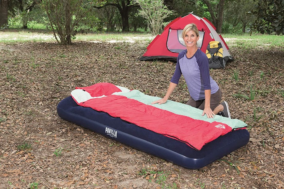 Bestway Pavillo 67224 Twin 188x99x28 cm Pompalı Mavi Şişme Yatak