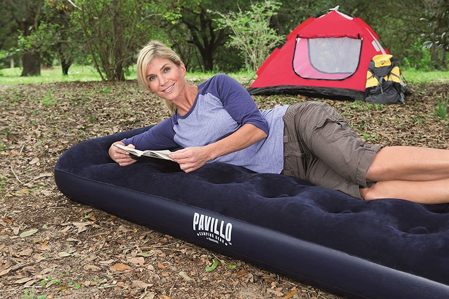 Bestway Pavillo 67224 Twin 188x99x28 cm Pompalı Mavi Şişme Yatak