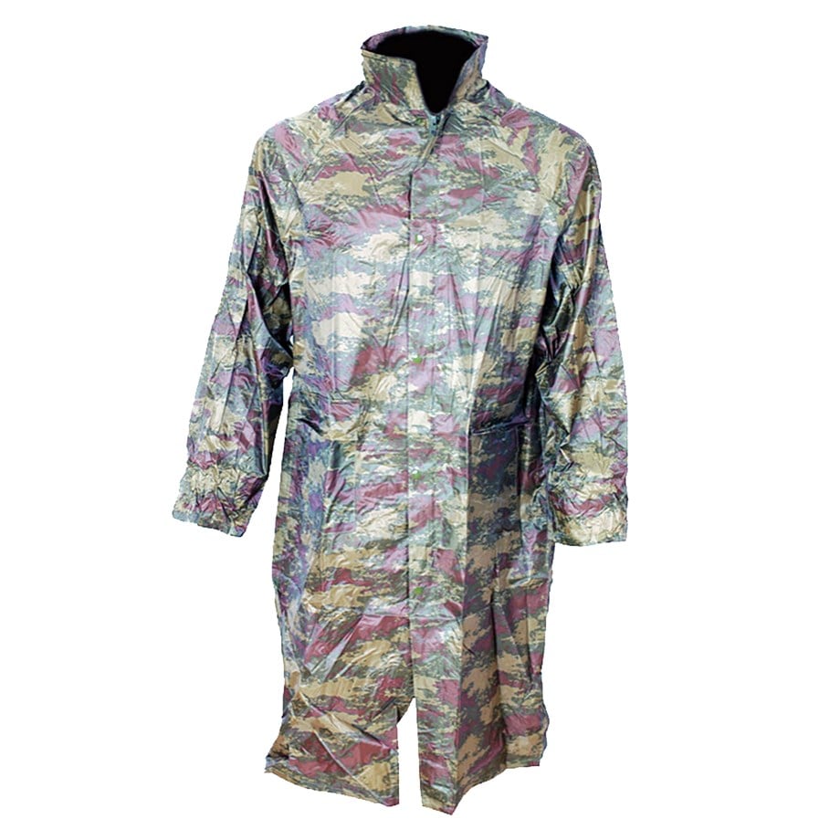 Bison Askeri Desenli Pardesü Yağmurluk