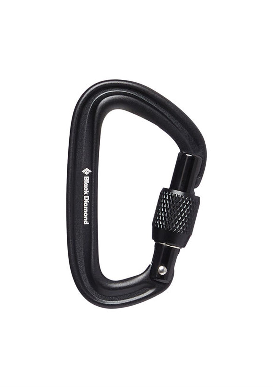 BLACK DIAMOND LITEFORGE SCREWGATE OUTDOOR KARABİNA Black