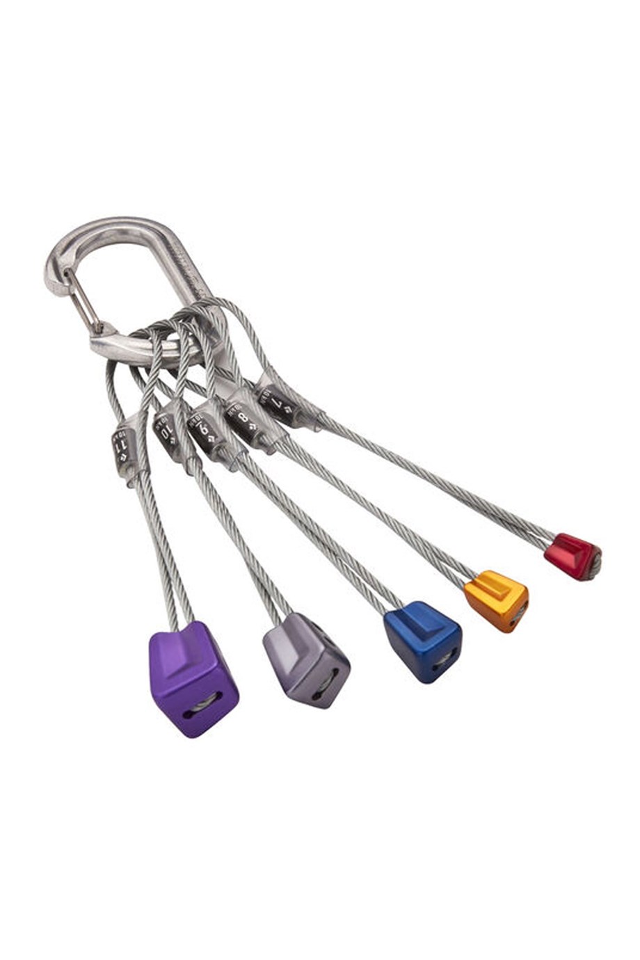 BLACK DIAMOND OFFSET STOPPER SET #7-11 KARABİNA karışık-renkli