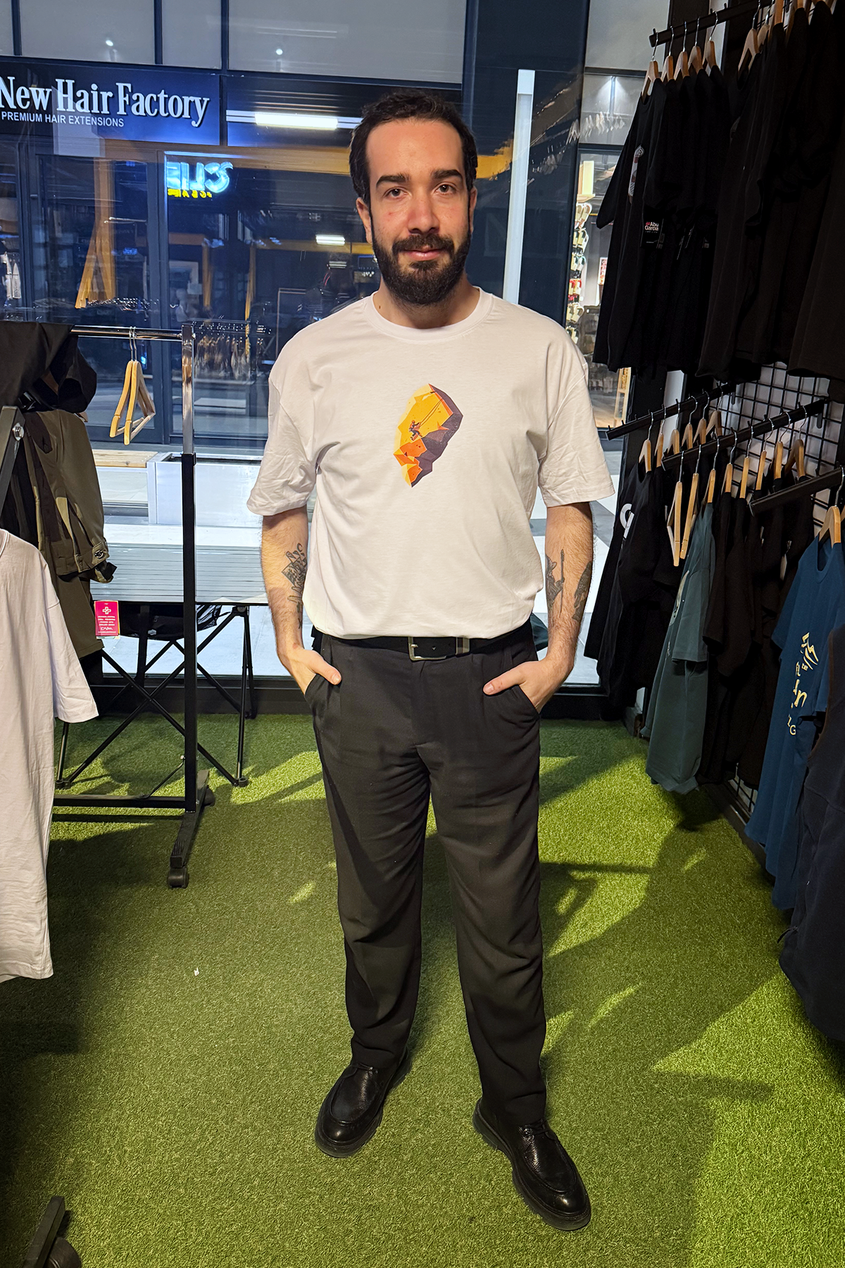 Cliff Alpinheart Tişört - Rahat Kesim, %100 Pamuk