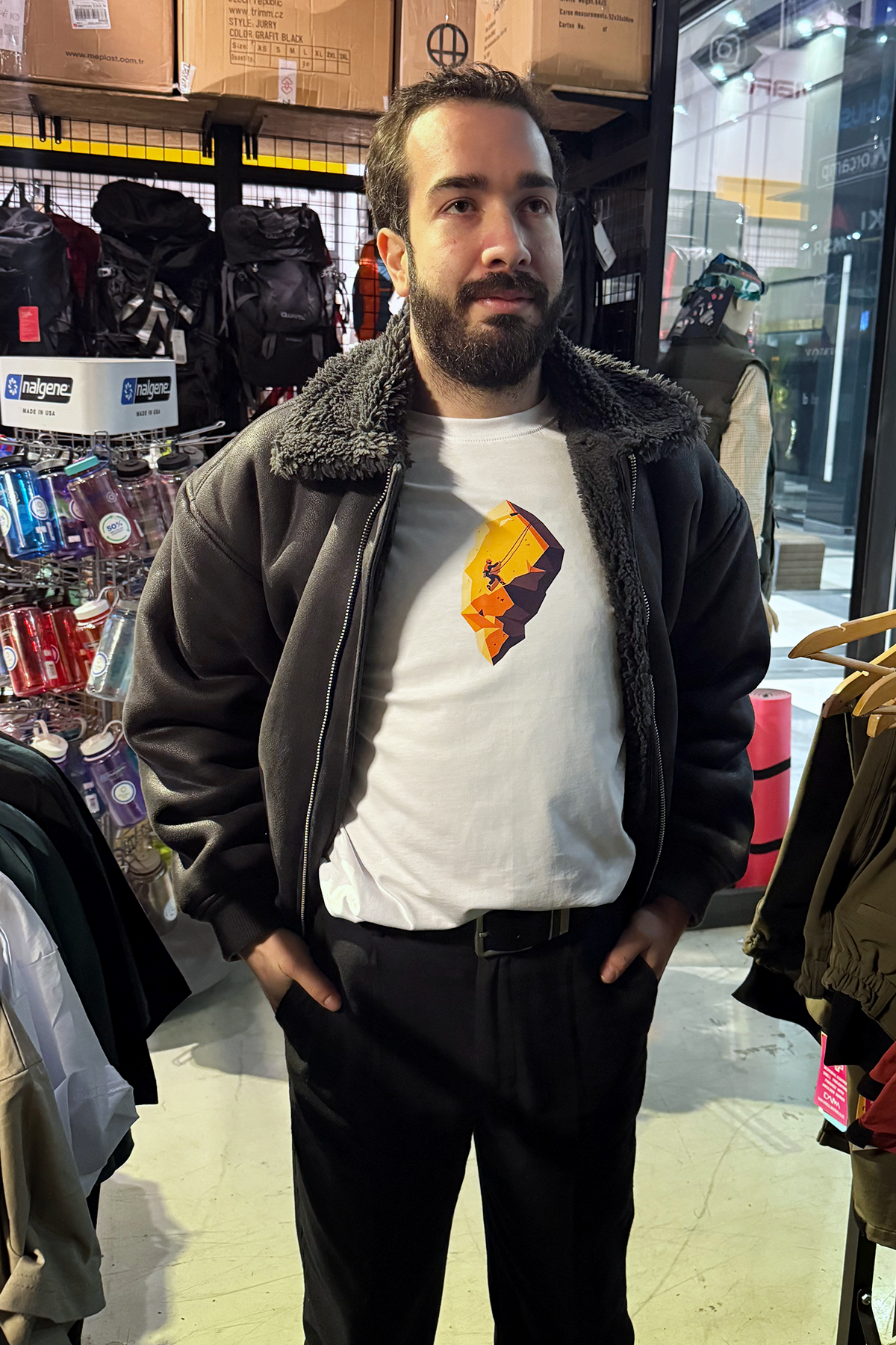 Cliff Alpinheart Tişört - Rahat Kesim, %100 Pamuk