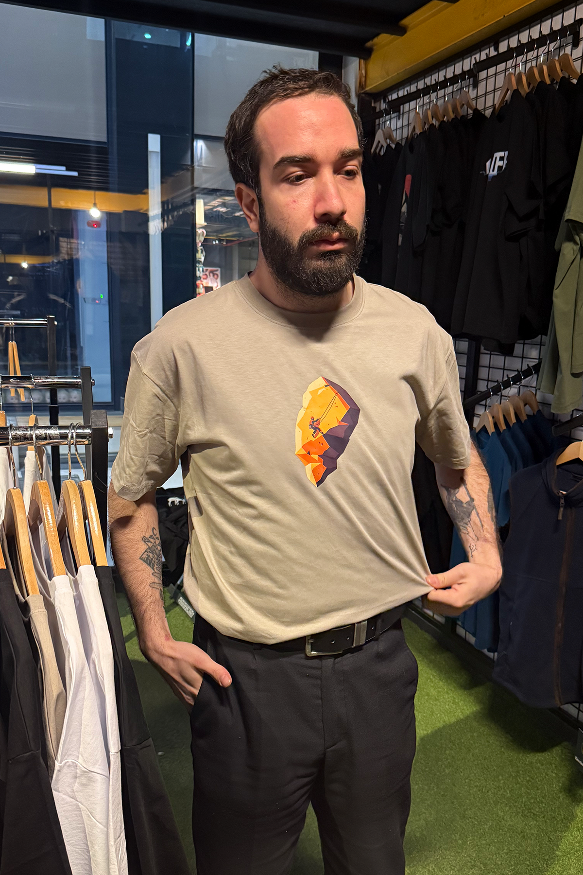 Cliff Alpinheart Tişört - Rahat Kesim, %100 Pamuk