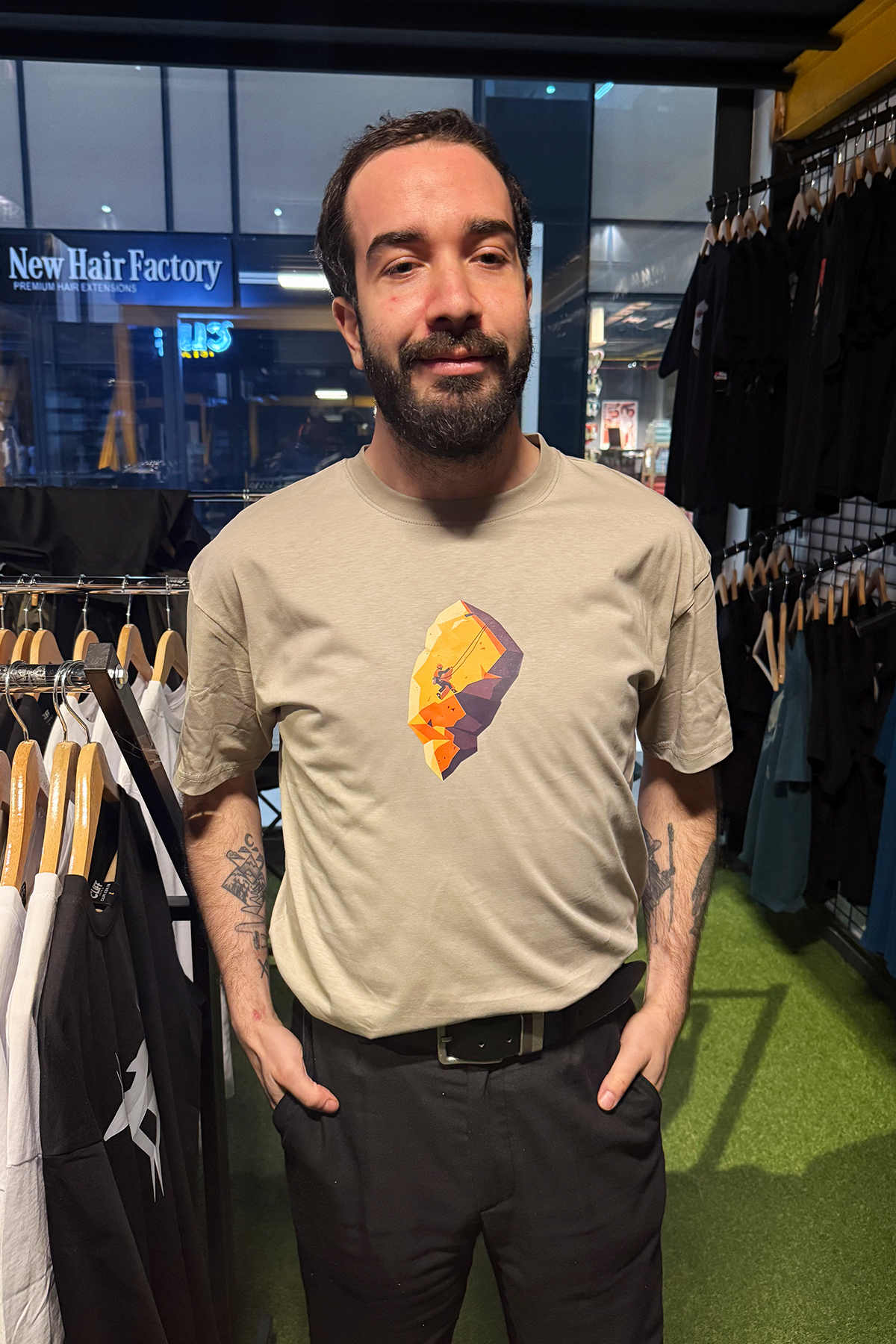 Cliff Alpinheart Tişört - Rahat Kesim, %100 Pamuk