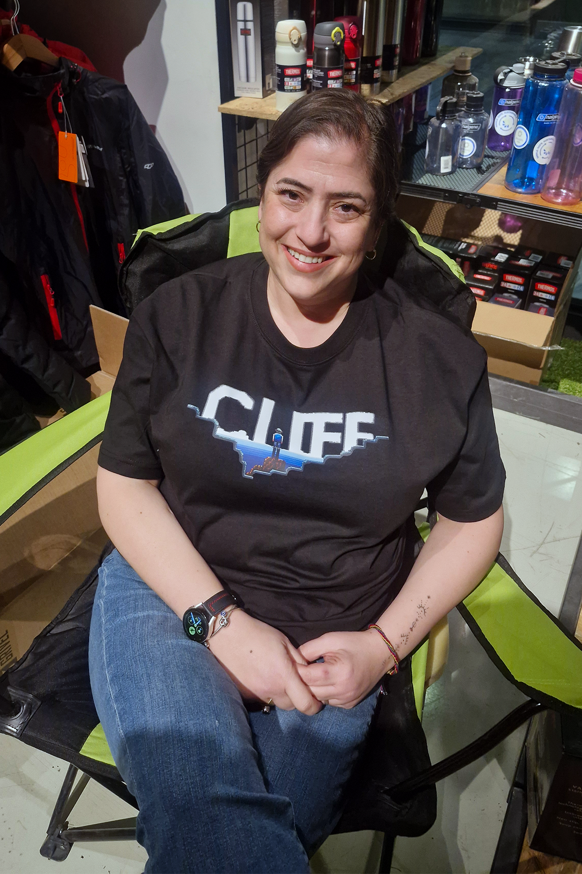 Cliff Logo No.2 Tişört - Rahat Kesim, %100 Pamuk