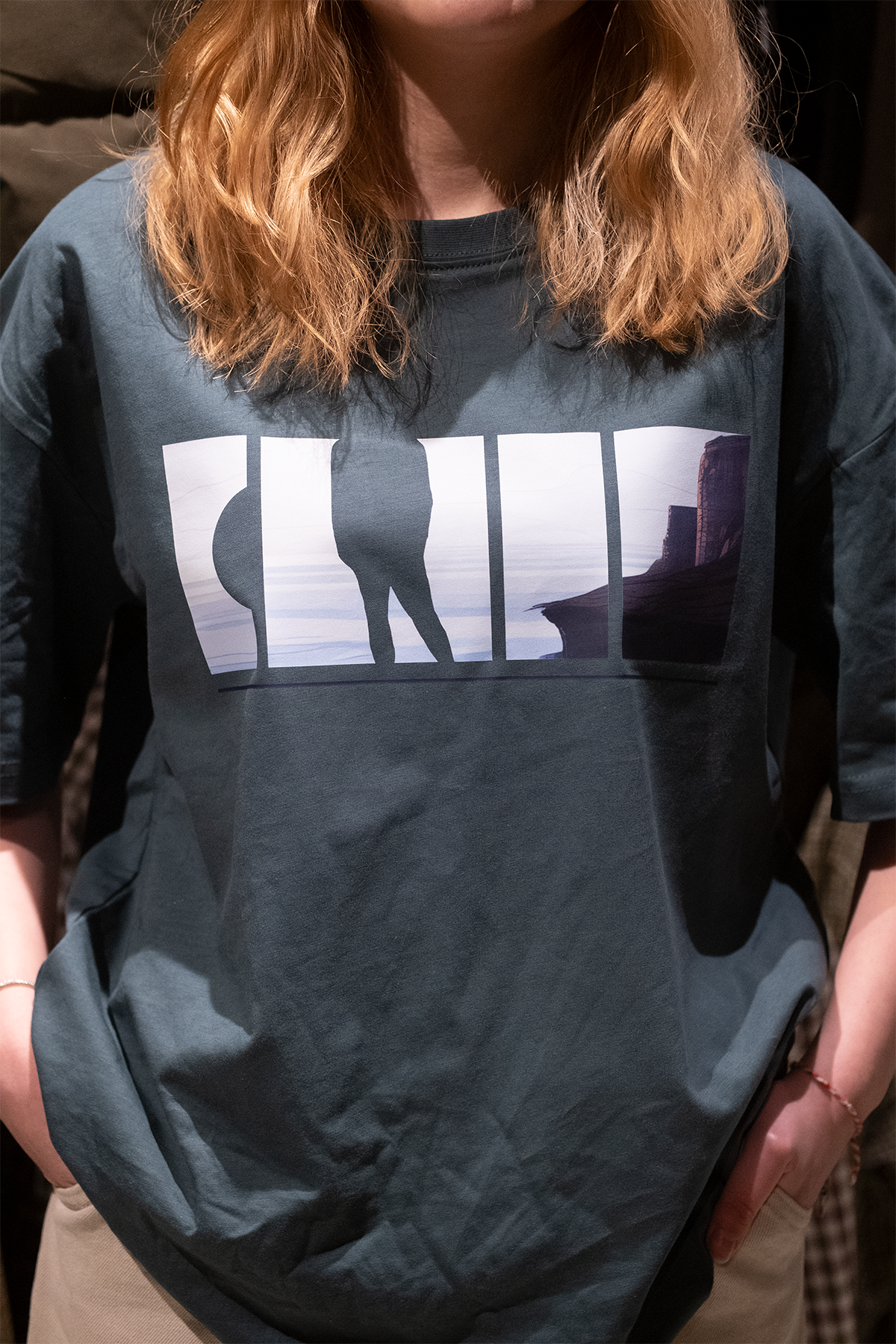 Cliff Logo No.4 Tişört - Rahat Kesim, %100 Pamuk