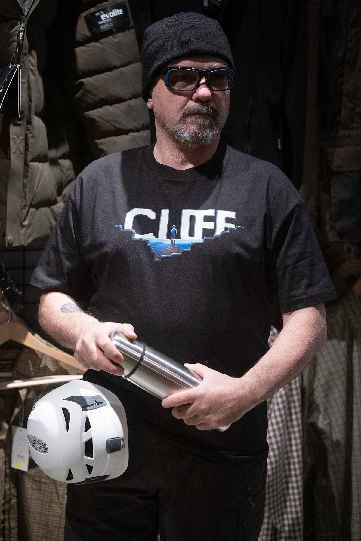 Cliff Logo No.2 Tişört - Rahat Kesim, %100 Pamuk