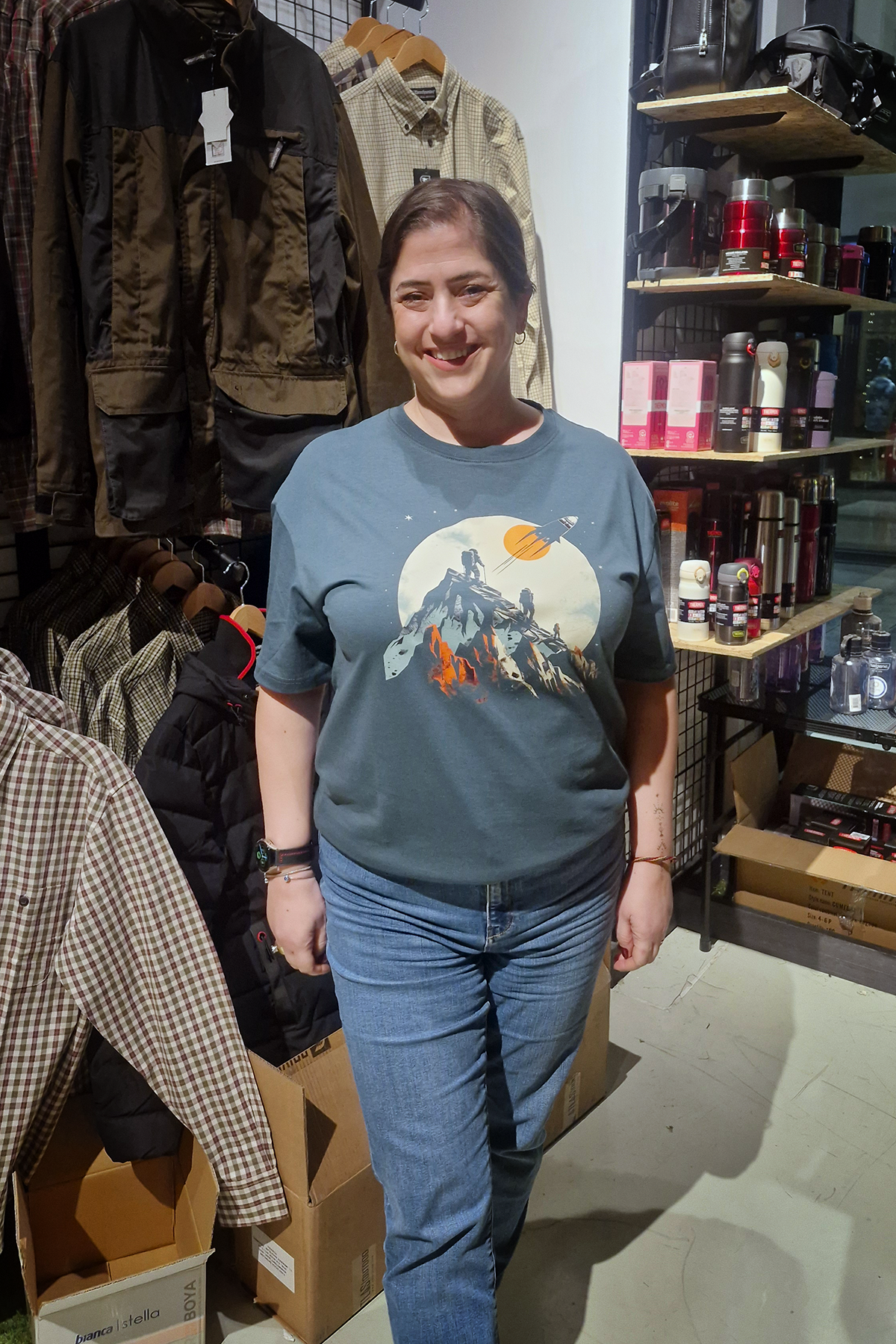 Cliff Lunatic Tişört - Rahat Kesim, %100 Pamuk