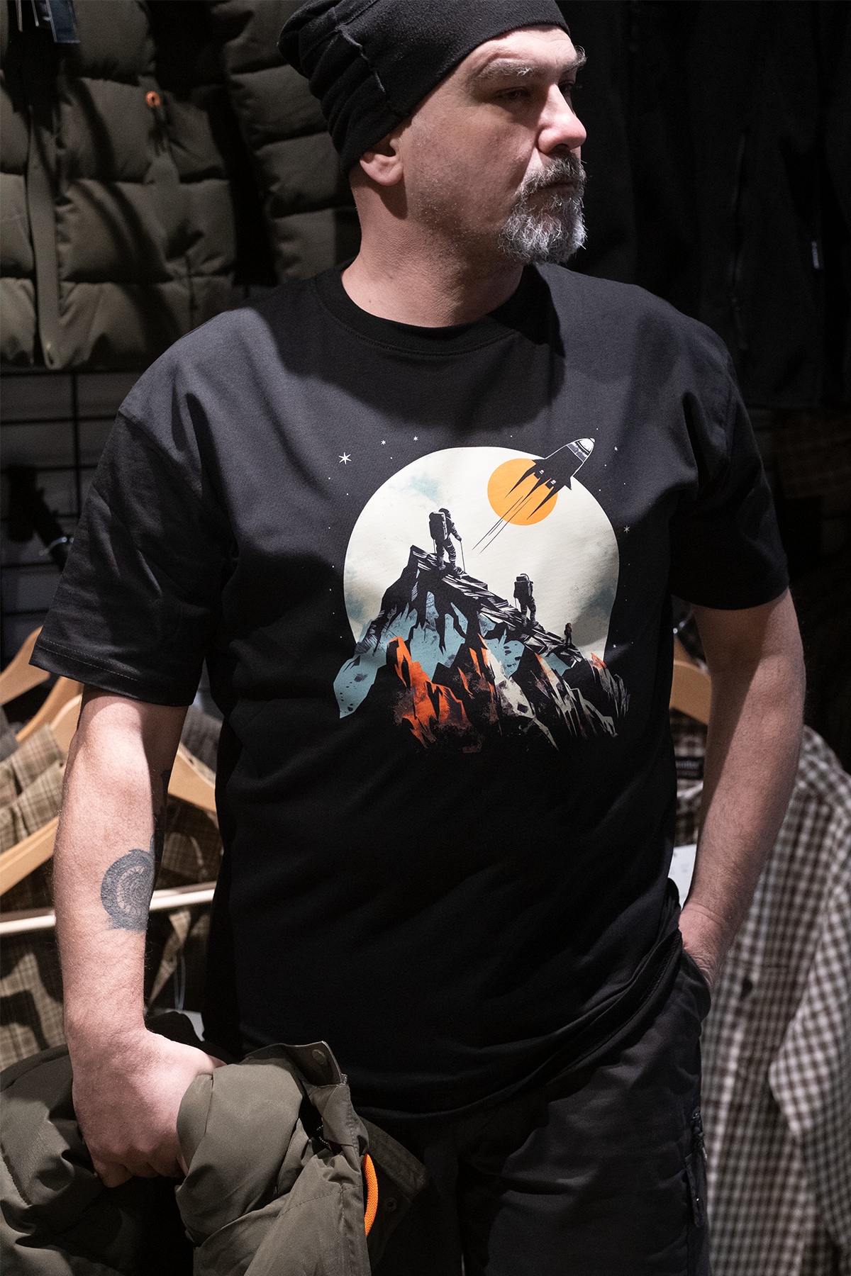 Cliff Lunatic Tişört - Rahat Kesim, %100 Pamuk