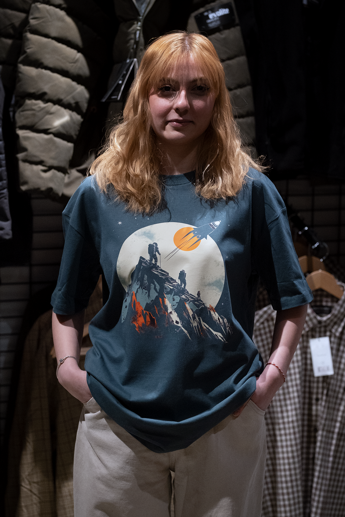 Cliff Lunatic Tişört - Rahat Kesim, %100 Pamuk