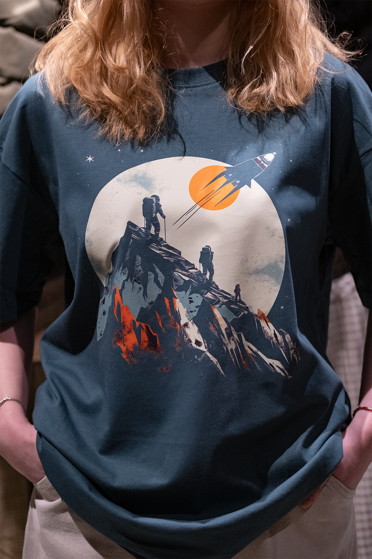 Cliff Lunatic Tişört - Rahat Kesim, %100 Pamuk