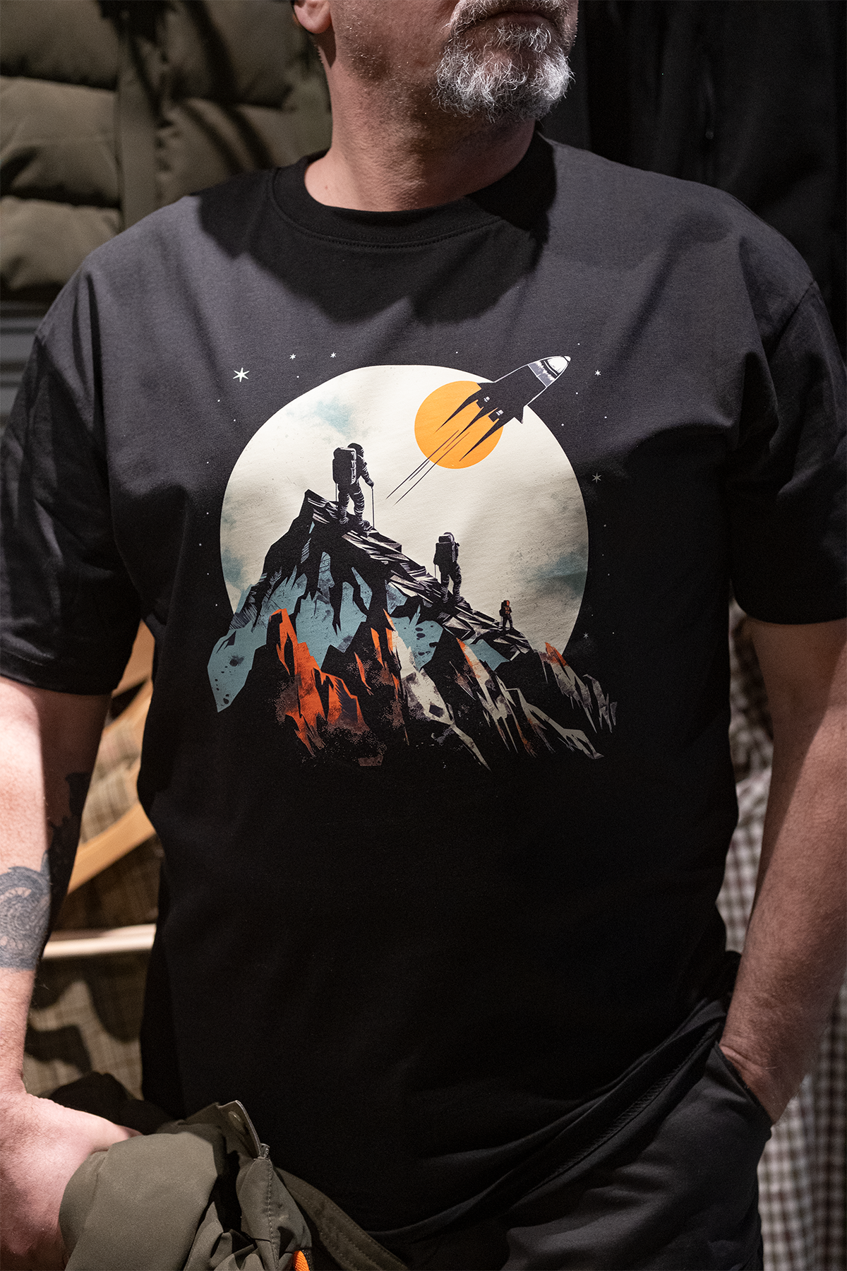 Cliff Lunatic Tişört - Rahat Kesim, %100 Pamuk