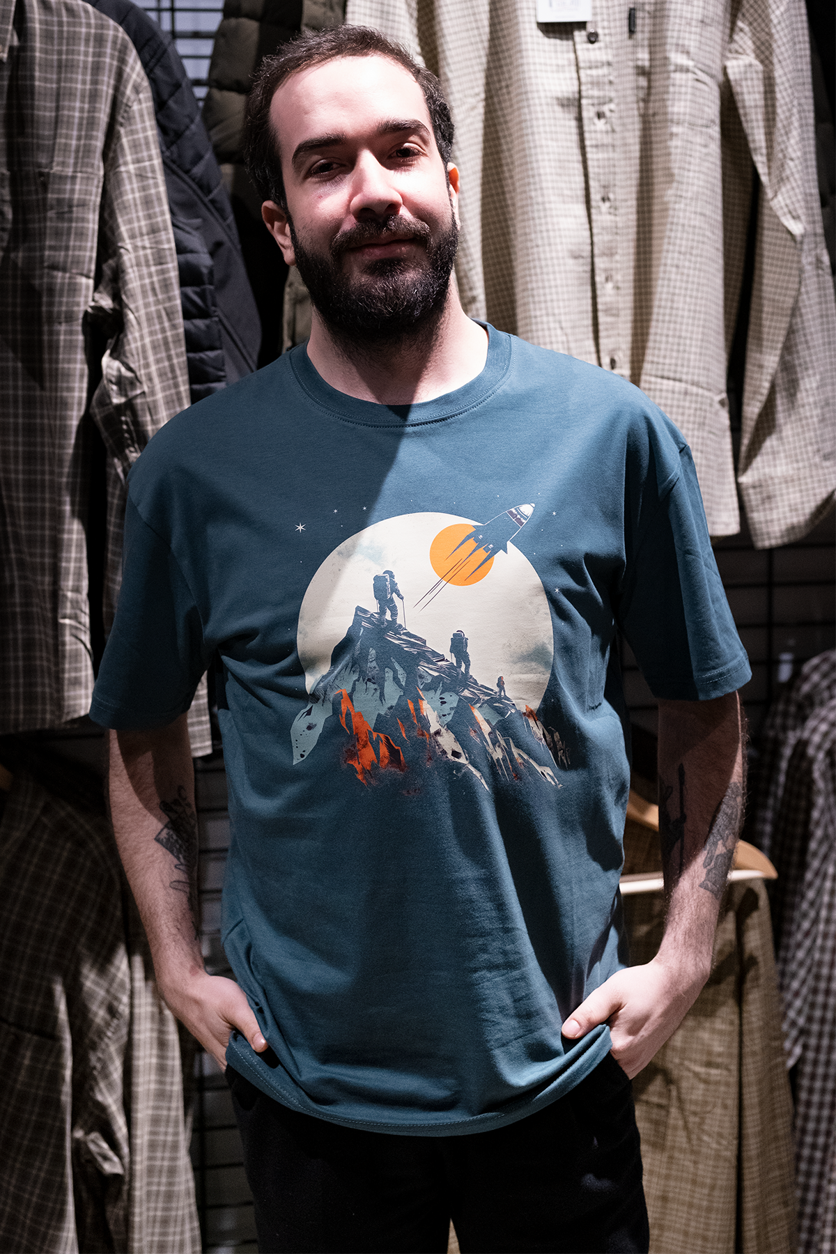 Cliff Lunatic Tişört - Rahat Kesim, %100 Pamuk