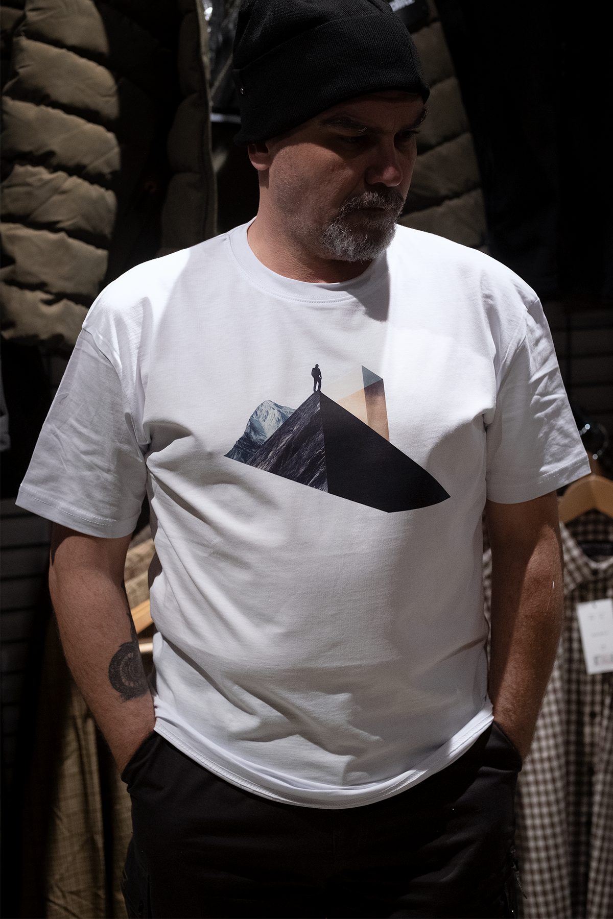 Cliff Mountology Tişört - Rahat Kesim, %100 Pamuk