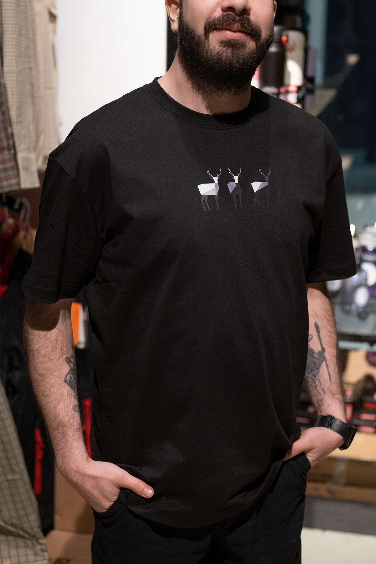 Cliff Polygonia No.3 Tişört - Rahat Kesim, %100 Pamuk