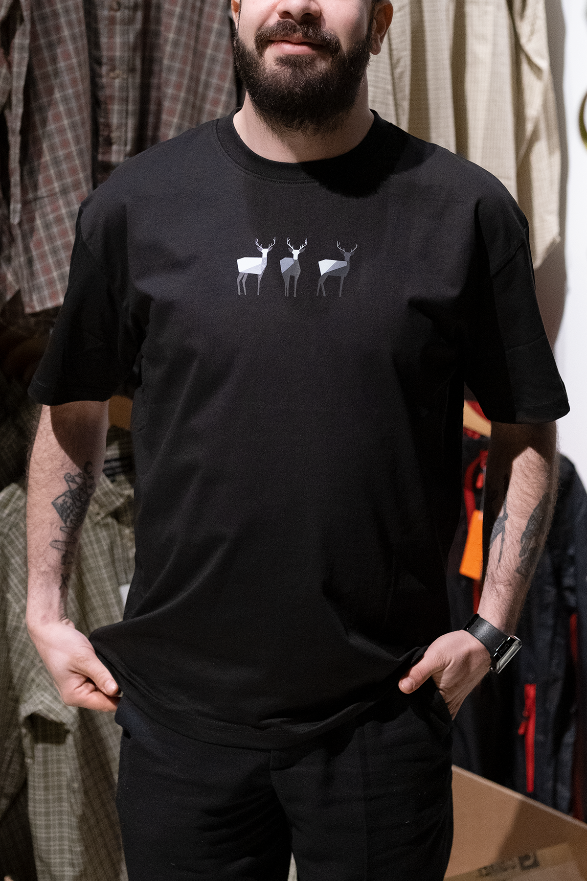 Cliff Polygonia No.3 Tişört - Rahat Kesim, %100 Pamuk