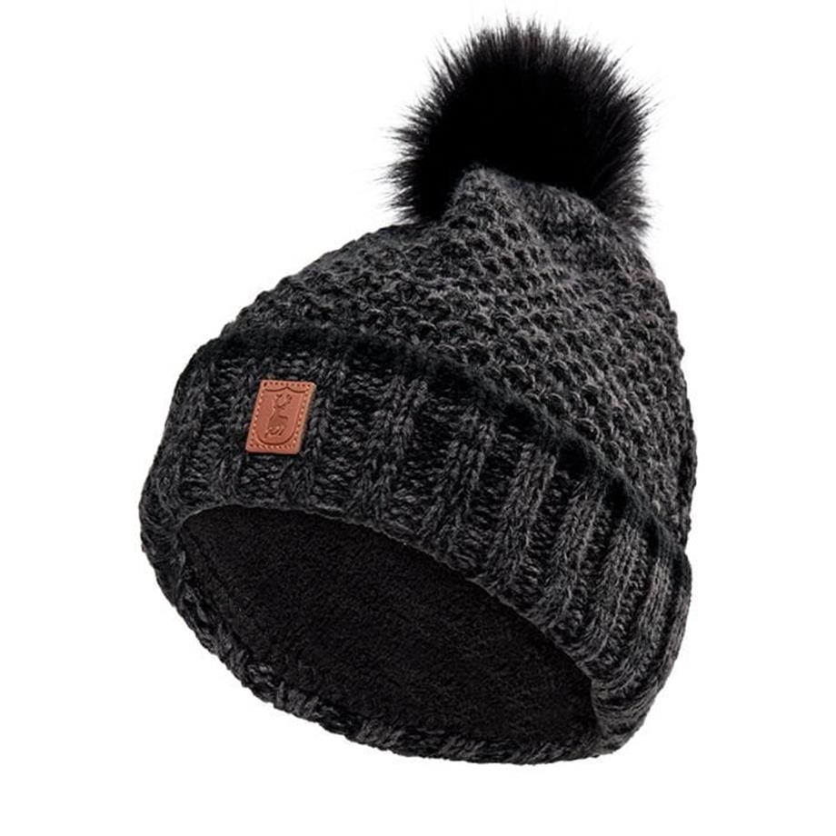 DEERHUNTER Lady Knitted Kadın Siyah Şapka