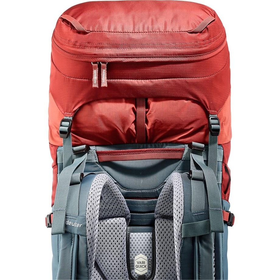 Deuter Aircontact 45 + 10 Çanta lava-teal