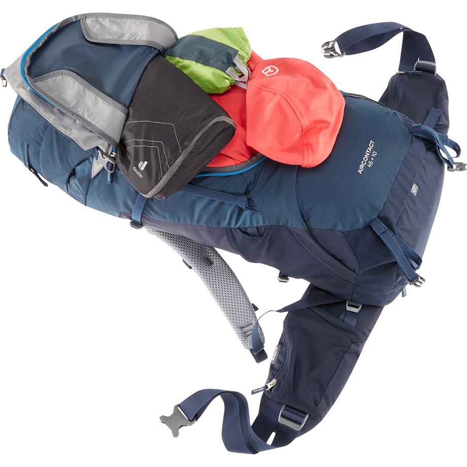 Deuter Aircontact 45 + 10 Çanta midnight-navy