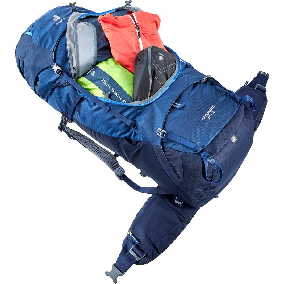 Deuter Aircontact 65 + 10 Çanta midnight-navy